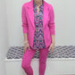 Dear Scarlett Magic Stretch Blazer Hot Pink