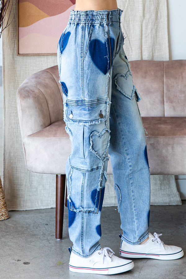 Oli & Hali I Heart You Jeans