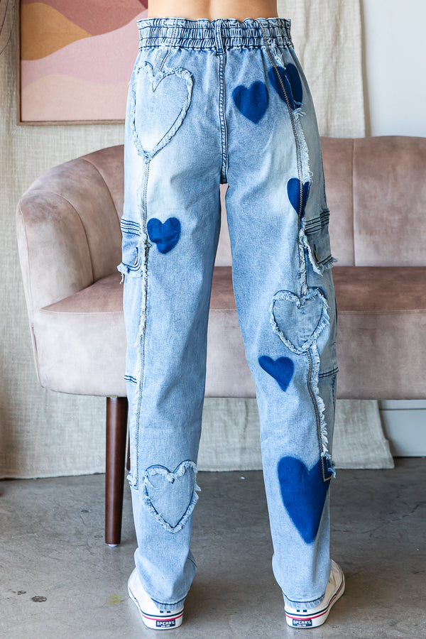 Oli & Hali I Heart You Jeans