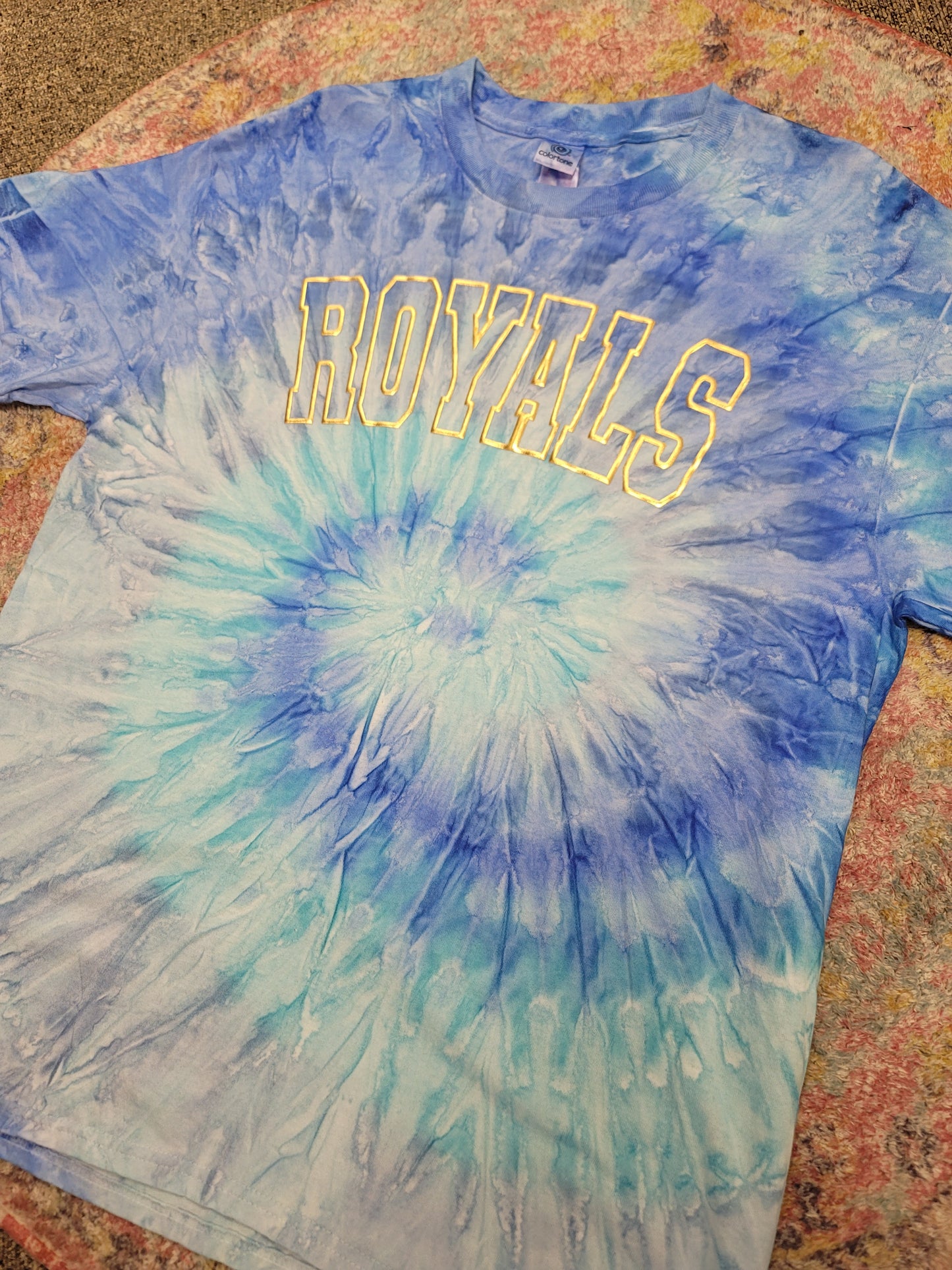 Royals Gold Puff Tie-Dye Tee *In Stock*