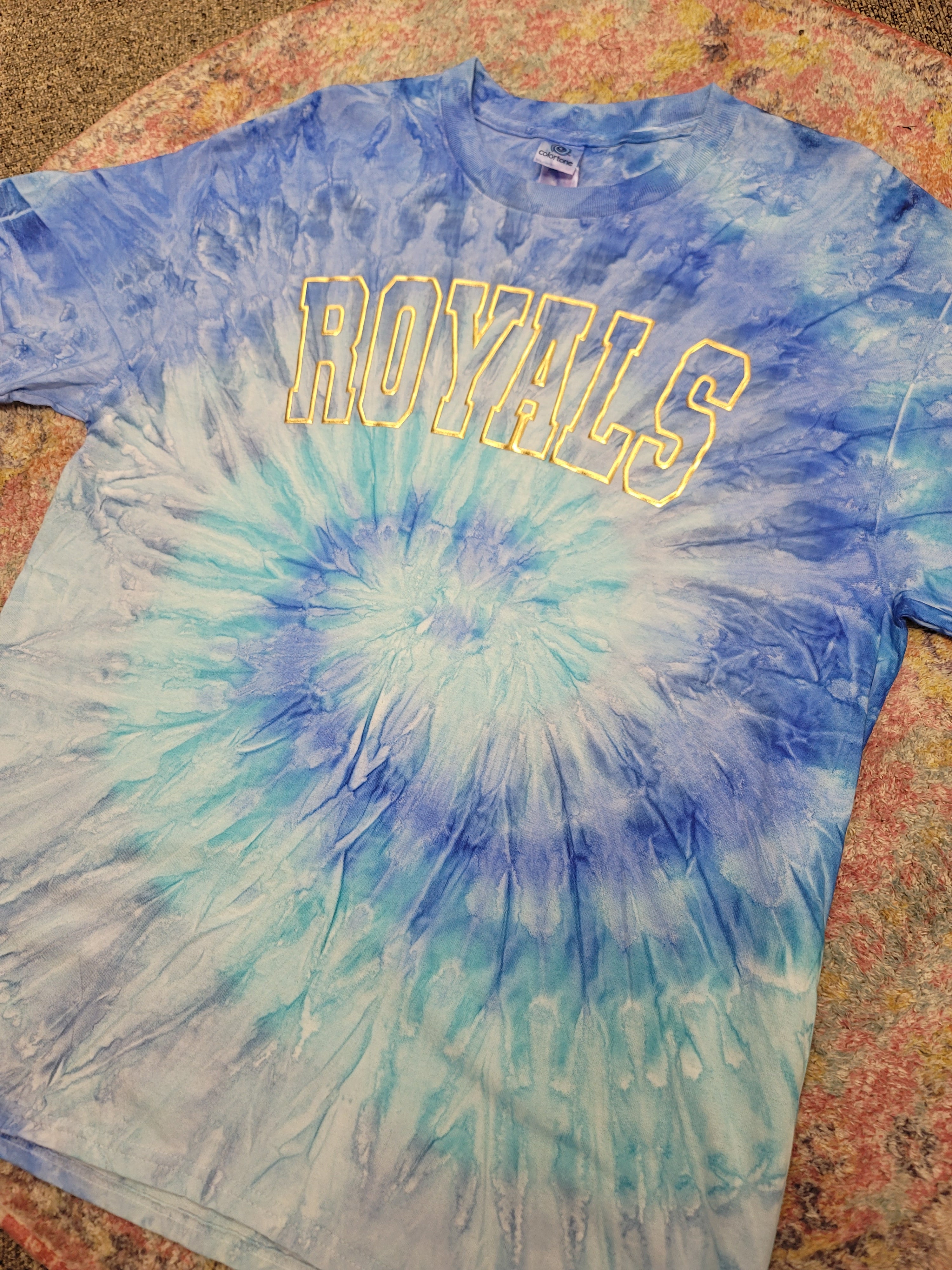 Royals Gold Puff Tie-Dye Tee *In Stock*