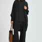 Dear Scarlett Getaway 3 pc Outfit Set Black
