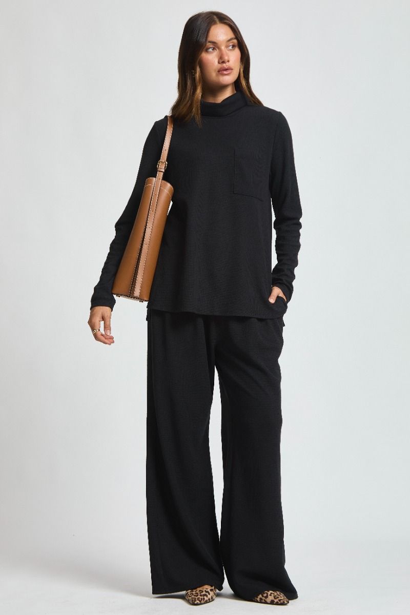 Dear Scarlett Getaway 3 pc Outfit Set Black