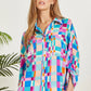 Emerson Collared Blouse in Multi Check