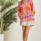 Ella Button Blouse in Retro Floral