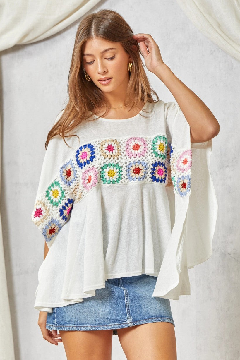 Andree by Unit Granny Square Swing Top
