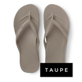 Archies Arch Support Flip Flops IN STOCK Taupe