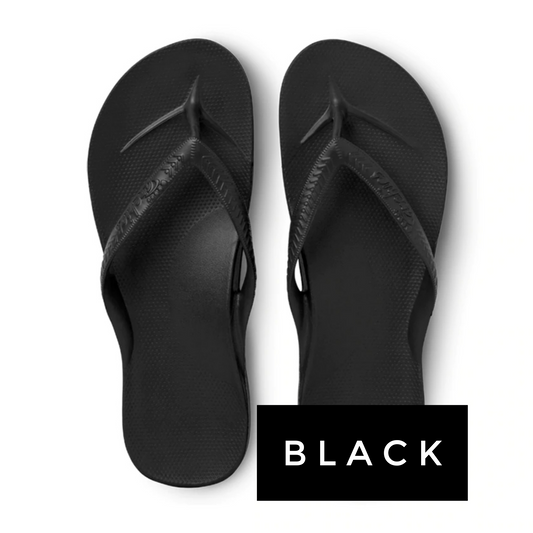 Archies Flip Flop Black *In Stock*