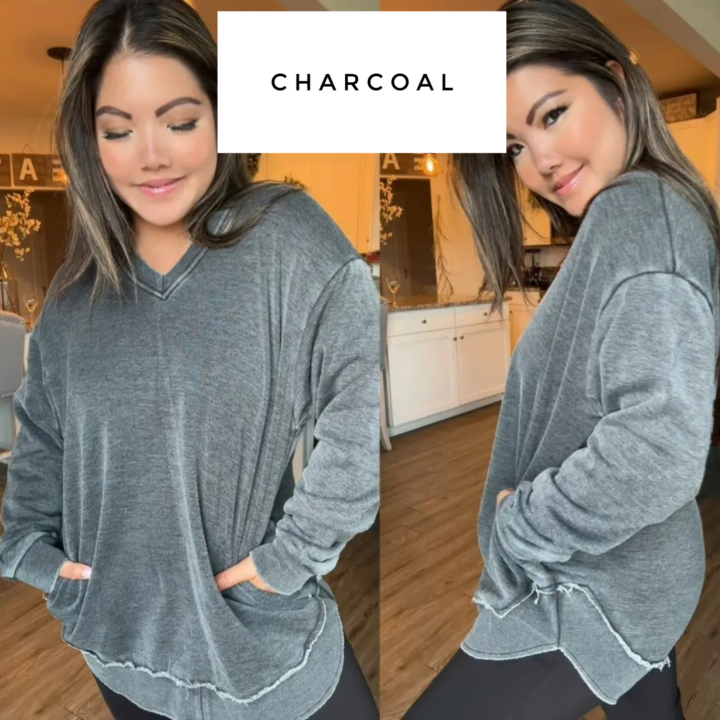 JadyK Harper Pullover Charcoal